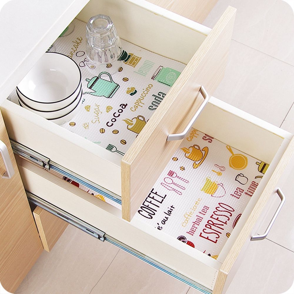 Desk Setup Shelves - Yağ geçirmez Mutfak Aksesuarları Çekmece Mat