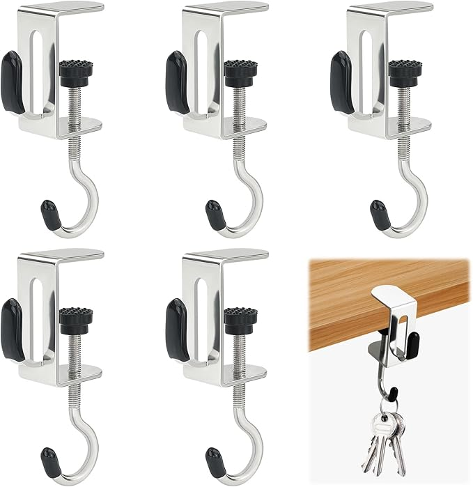 Desk Setup Shelves - Masa için Çanta Askısı, Çizilmez Çanta