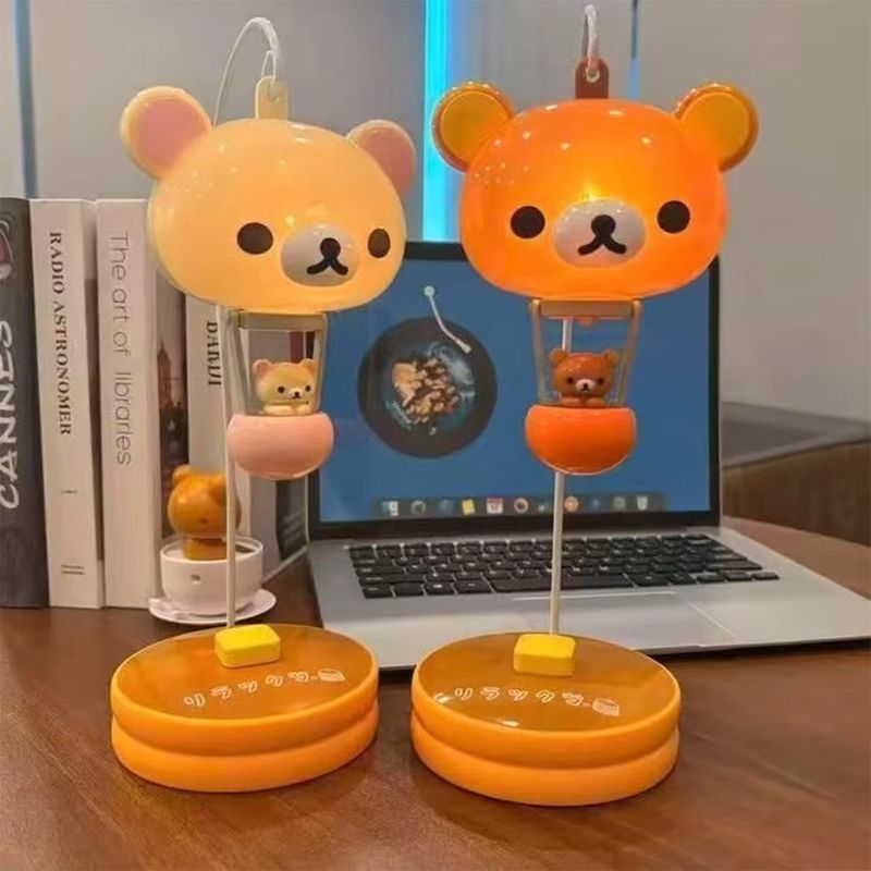 Desk Setup Study - Rilakkuma Sevimli Ayı Masa Lambası Masaüstü