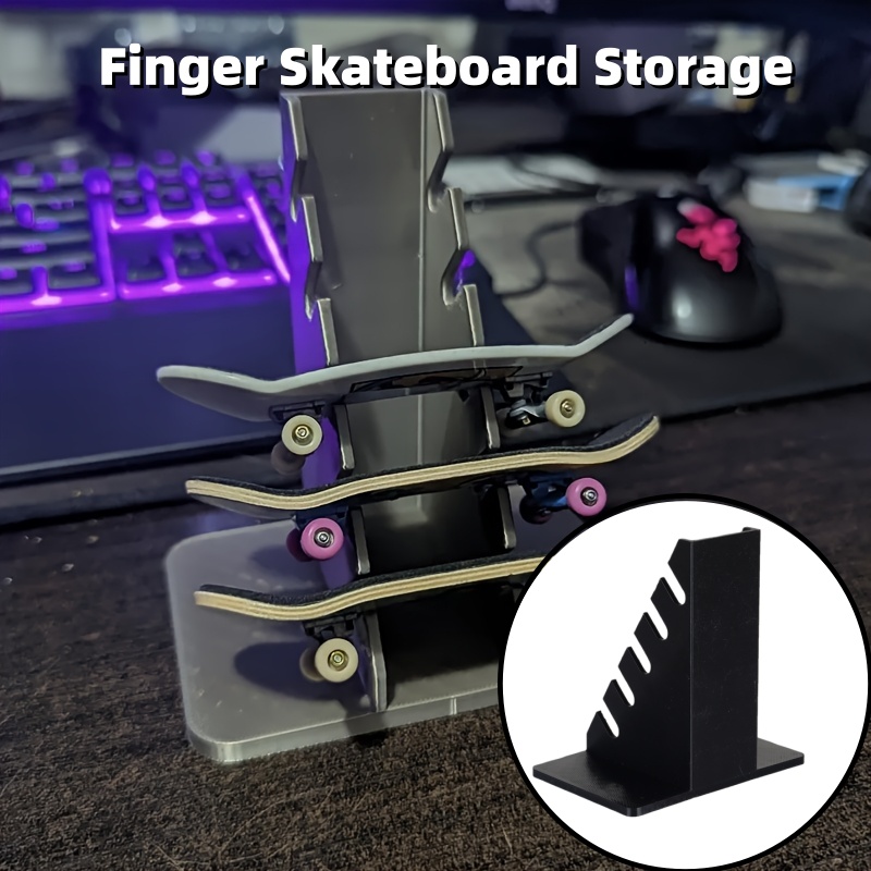 Desk Setup Shelves - 1 adet parmak kaykay ekran standları