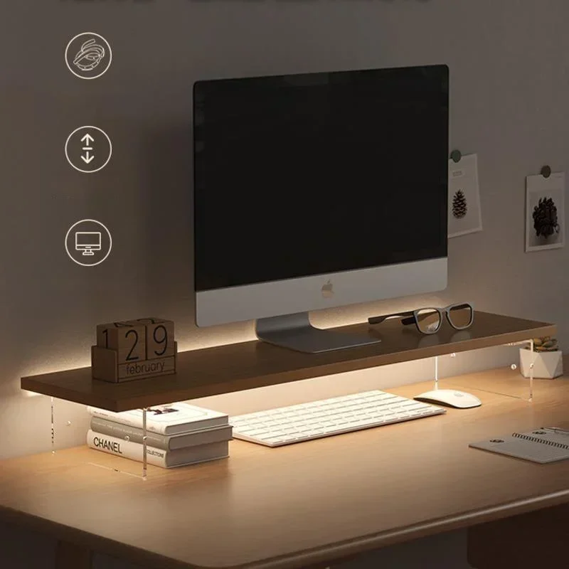 Desk Setup Study - Bilgisayar Monitörü Düşük Masa Ofis Masaüstü