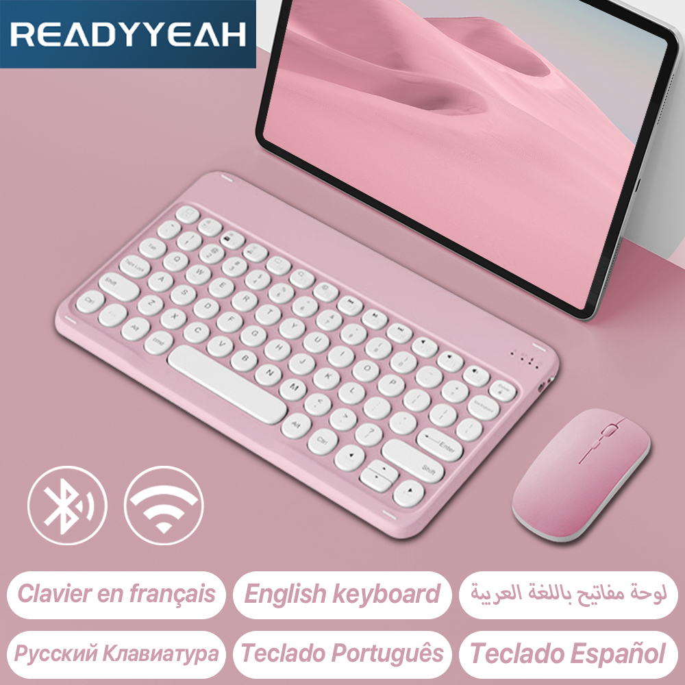 Desk Setup Keyboard - Apple Samsung için kablosuz klavye ve