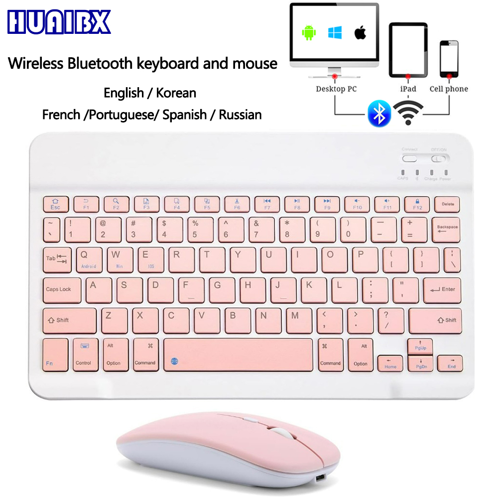 Desk Setup Keyboard - 10 inç Kablosuz Bluetooth Mini Klavye
