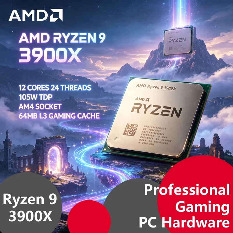 Amd Cpu Ryzen 9 - AMD Ryzen 9 3900X Tray Kilitsiz
