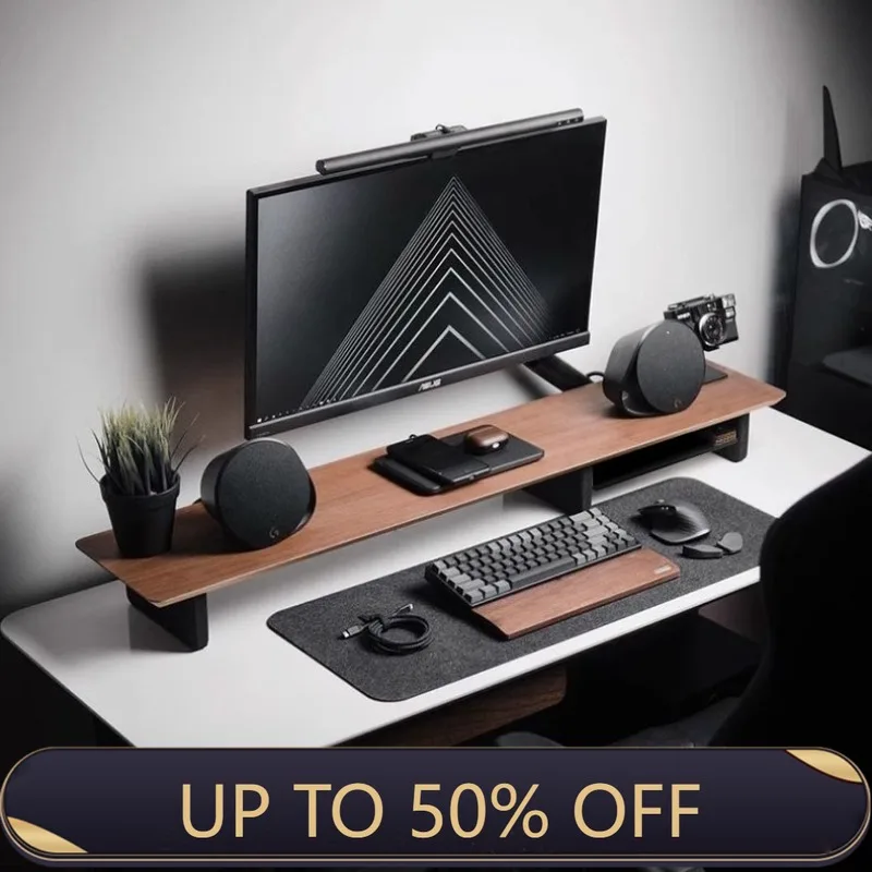 Desk Setup In Office - Z1 Monitör Yükseklik Arttırıcı Raf Ofis