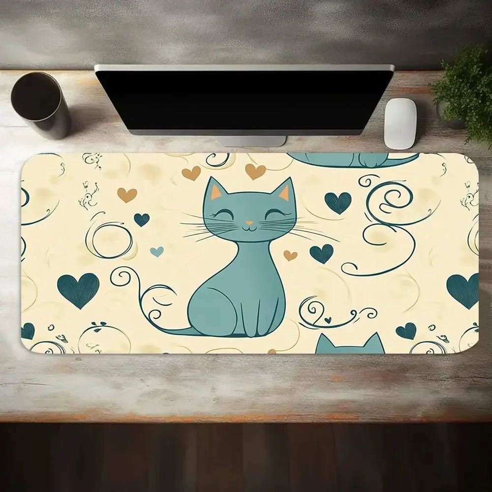 Desk Setup In Office - Oyun Mouse Pad'i 1 Adet Hayvan