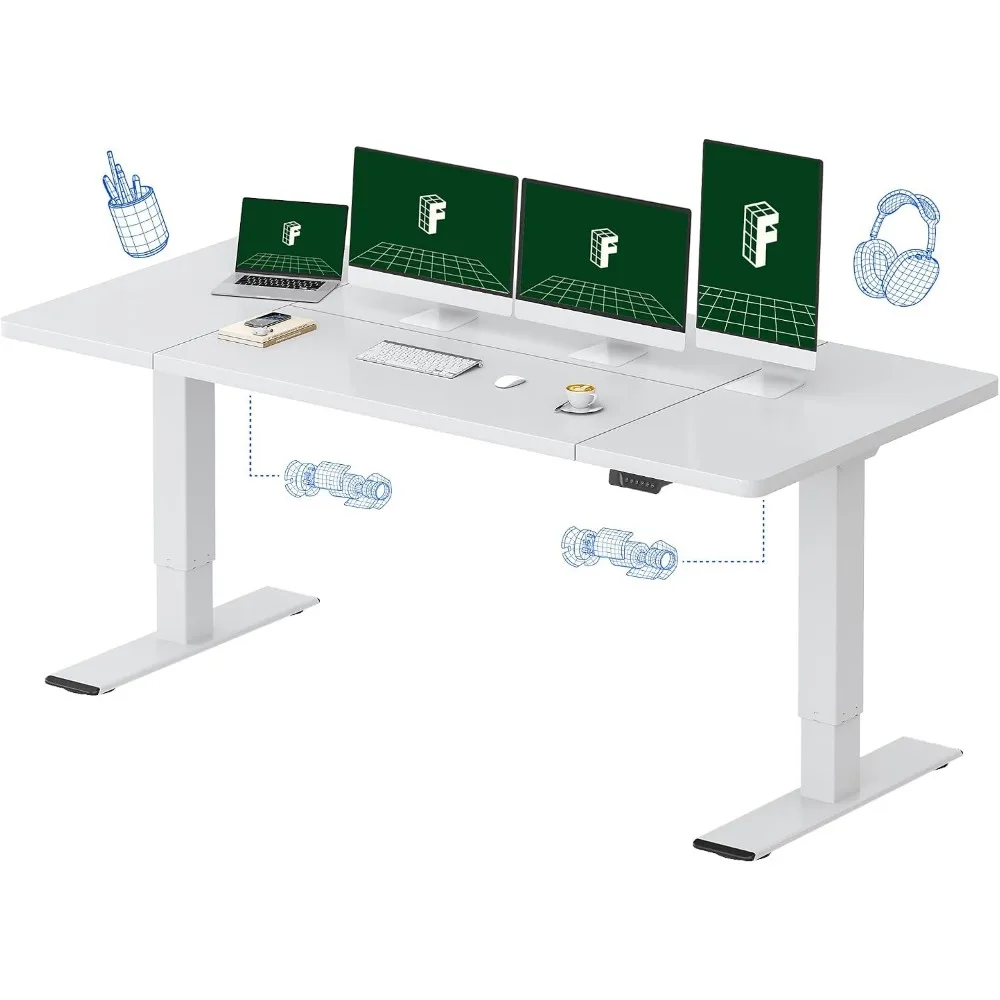 Dual Monitor Desk Setup - FLEXISPOT 79