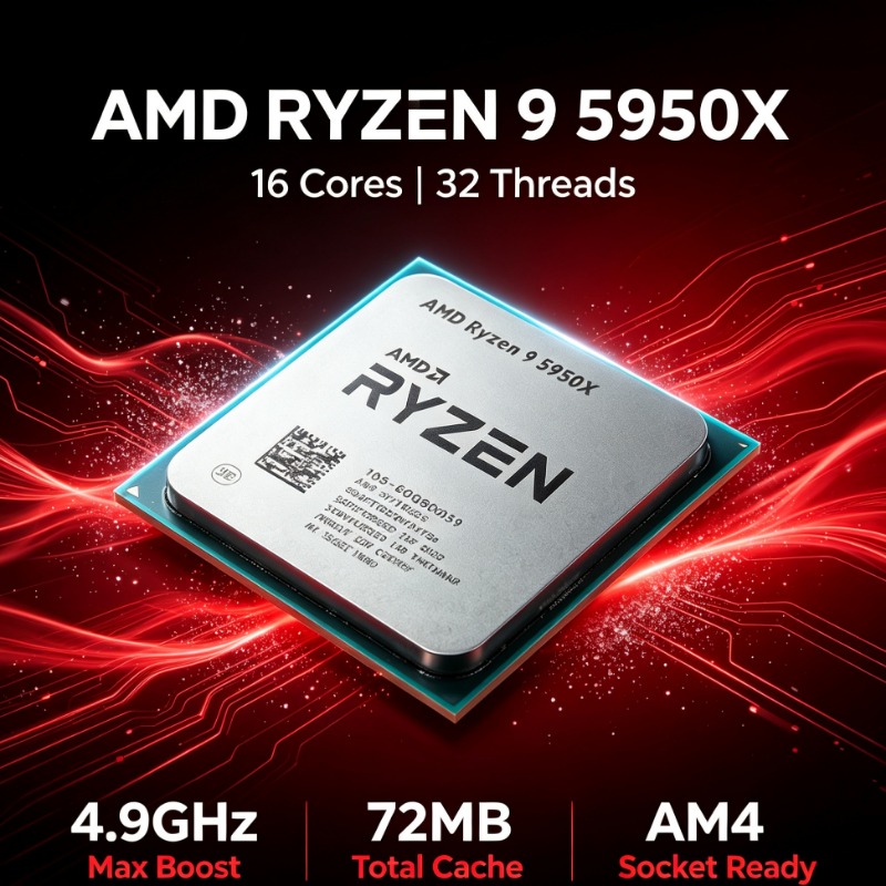 Amd Cpu Ryzen 9 - AM4 İşlemci AMD Ryzen 9 5950X