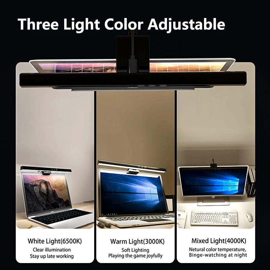 LED monitör ışık çubuğu 33cm 5 - Desk Setup On Bed incelemesi ve fiyatı