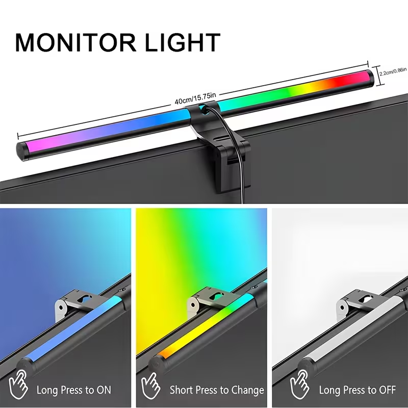 LED Monitör Işık Çubuğu 30cm 4 - Desk Setup Study incelemesi ve fiyatı