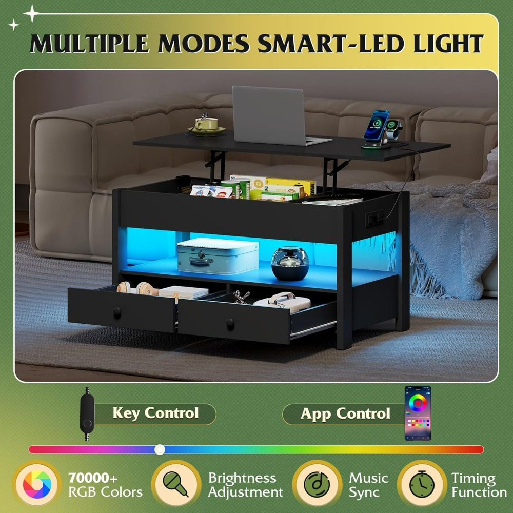 WLIVE Siyah Kaldırılabilir Üst - Desk Setup Shelves incelemesi ve fiyatı