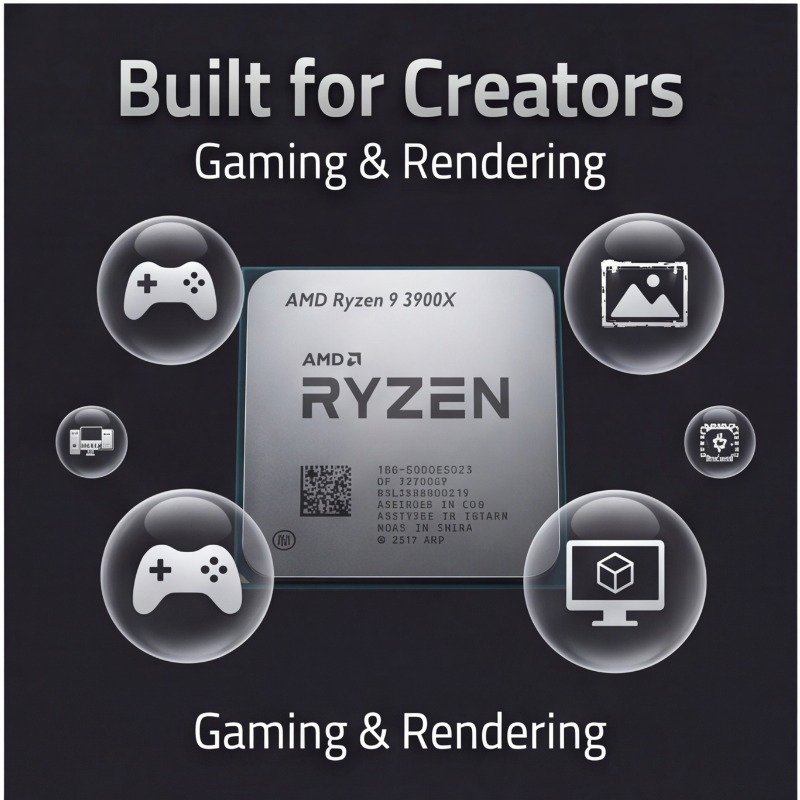 AMD Ryzen 9 3900X Bilgisayar İ - Amd Cpu Ryzen 9 incelemesi ve fiyatı
