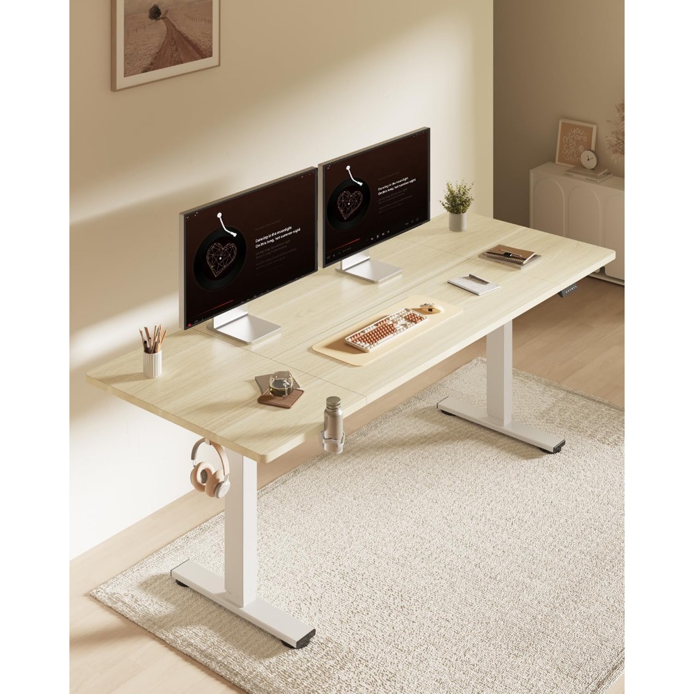 FLEXISPOT 63x32 İnç Elektrikli - Desk Setup In Office incelemesi ve fiyatı