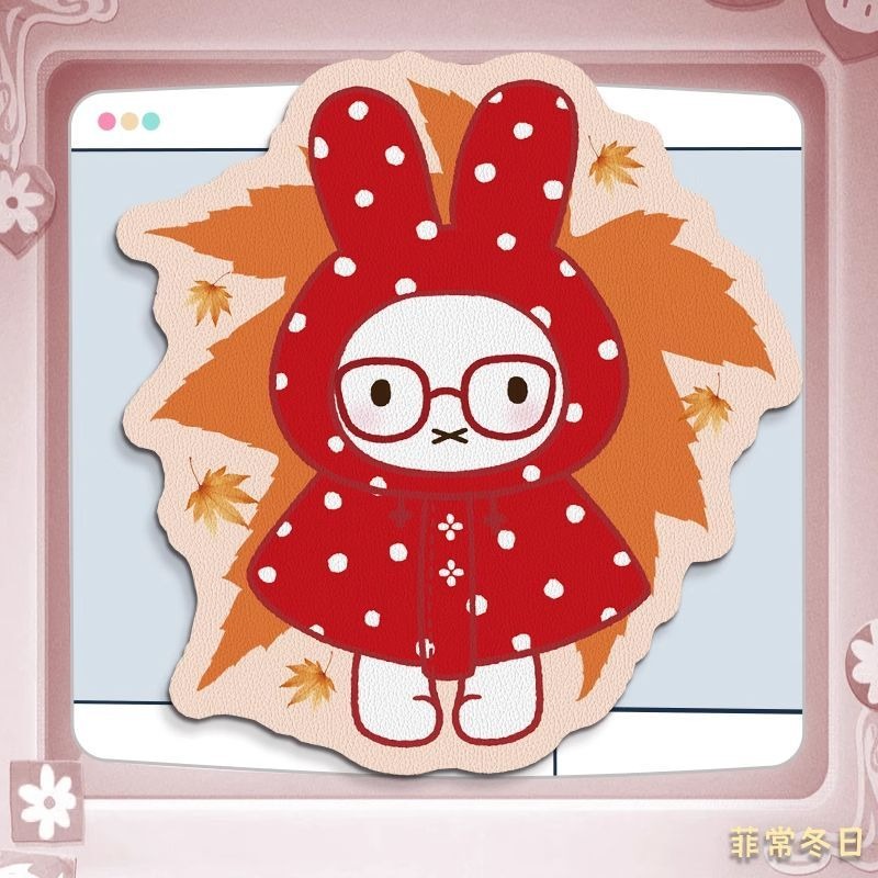Anime Miffy Deri Mouse Pad, Bi - Desk Setup In Office incelemesi ve fiyatı
