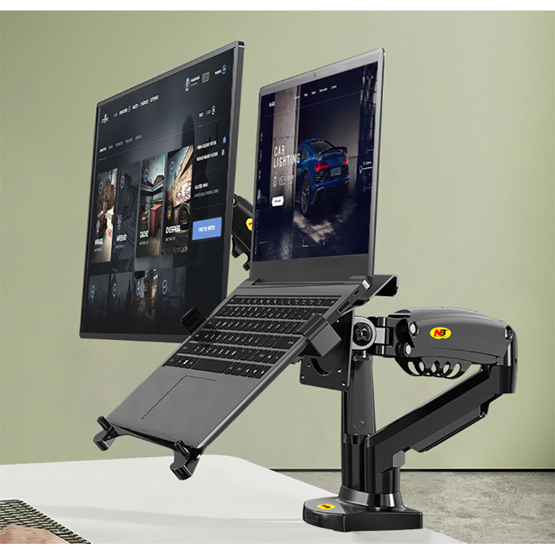 Masaüstü NB F160 + FP-2 gaz ba - Dual Monitor Desk Setup incelemesi ve fiyatı