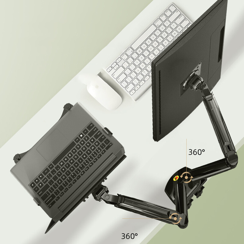 Masaüstü NB F160 + FP-2 gaz ba - Dual Monitor Desk Setup incelemesi ve fiyatı