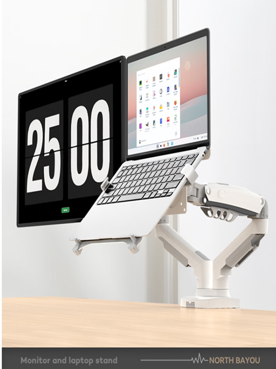 Masaüstü NB F160 + FP-2 gaz ba - Dual Monitor Desk Setup incelemesi ve fiyatı