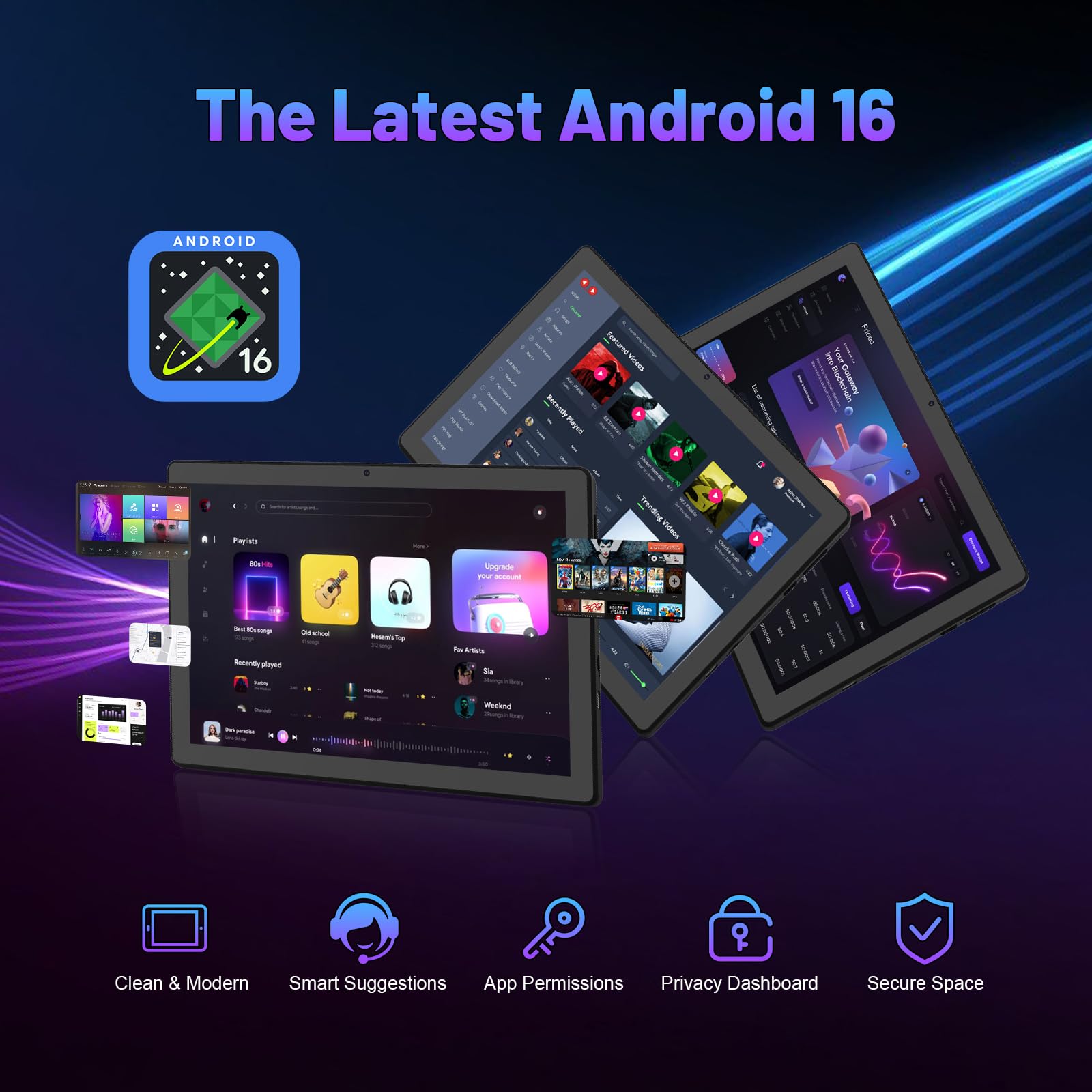 10.1 İnç Android 16 Tablet Pak - Desk Setup Keyboard incelemesi ve fiyatı
