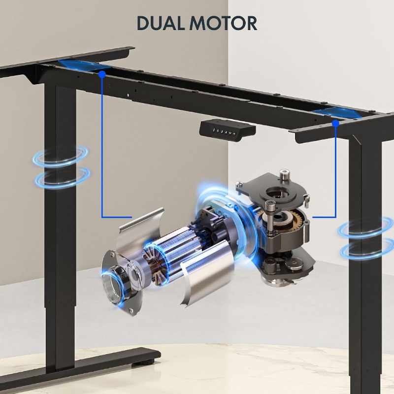 FLEXISPOT Elektrikli Ayakta Ça - Dual Monitor Desk Setup incelemesi ve fiyatı