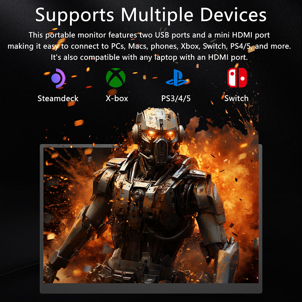 MAFNKOU 16 İnç 144Hz Oyun Moni - Dual Monitor Desk Setup incelemesi ve fiyatı