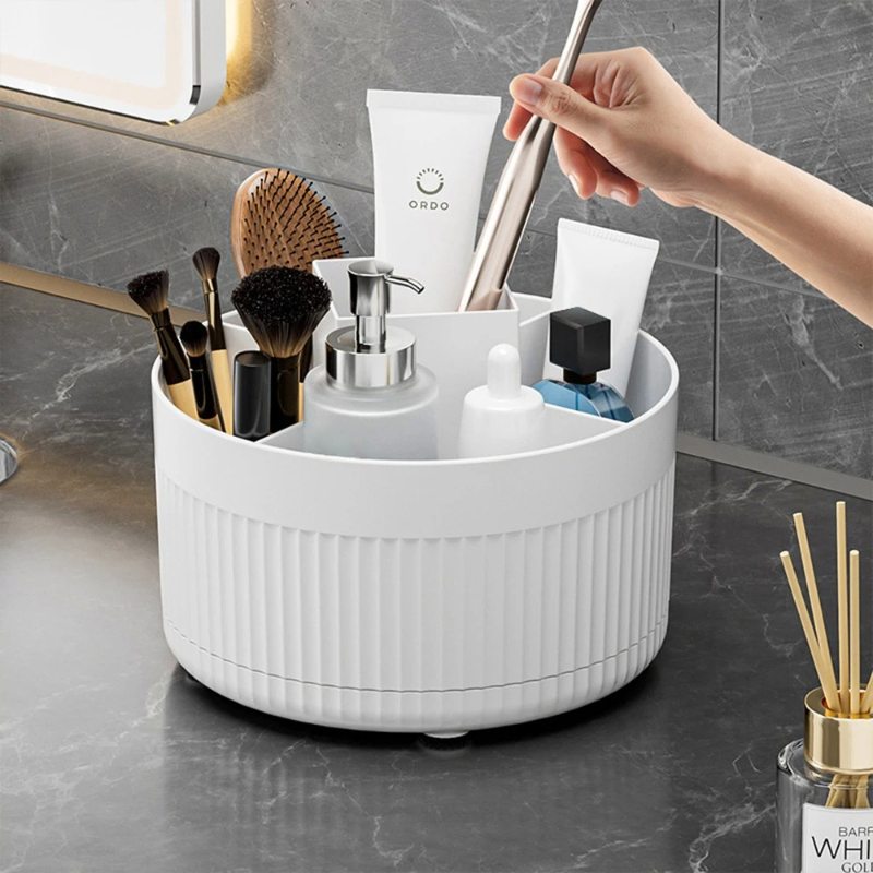 360 °   Masa Üstü Döner Makyaj - Desk Setup Shelves incelemesi ve fiyatı