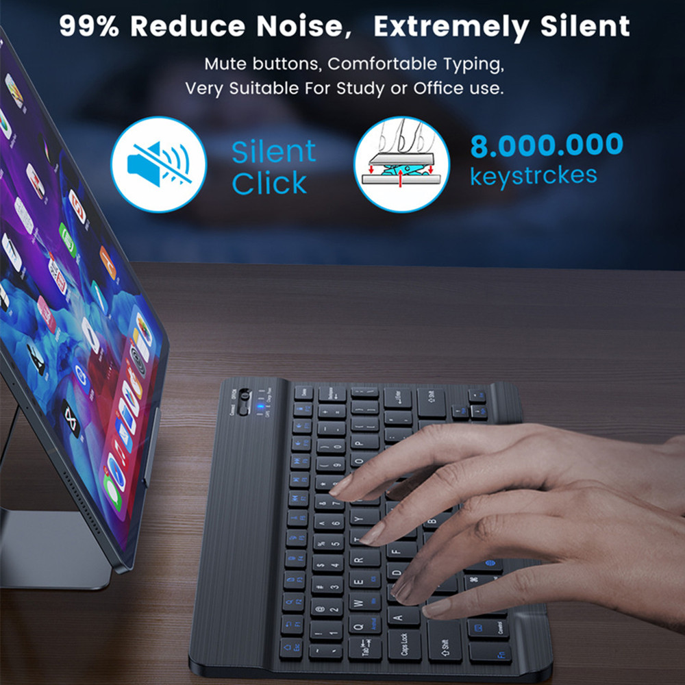 10 inç Kablosuz Bluetooth Mini - Desk Setup Keyboard incelemesi ve fiyatı
