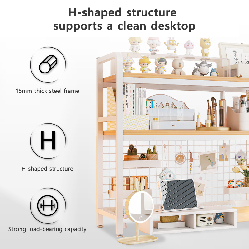 Kitaplık Kitaplık Izgaralı Mas - Desk Setup Study incelemesi ve fiyatı