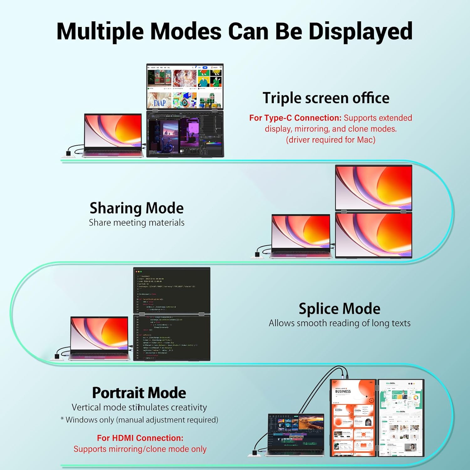 AHXJKA 15.6 inç Çift Taşınabil - Dual Monitor Desk Setup incelemesi ve fiyatı