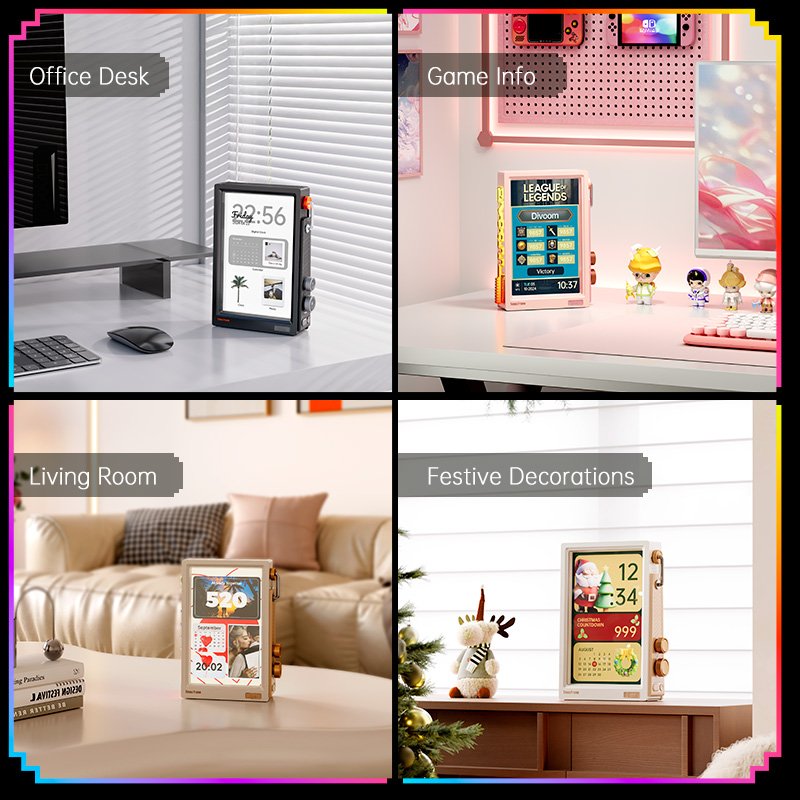 Divoom Times Frame 10.1″ Akıll - Speaker Desk Setup incelemesi ve fiyatı