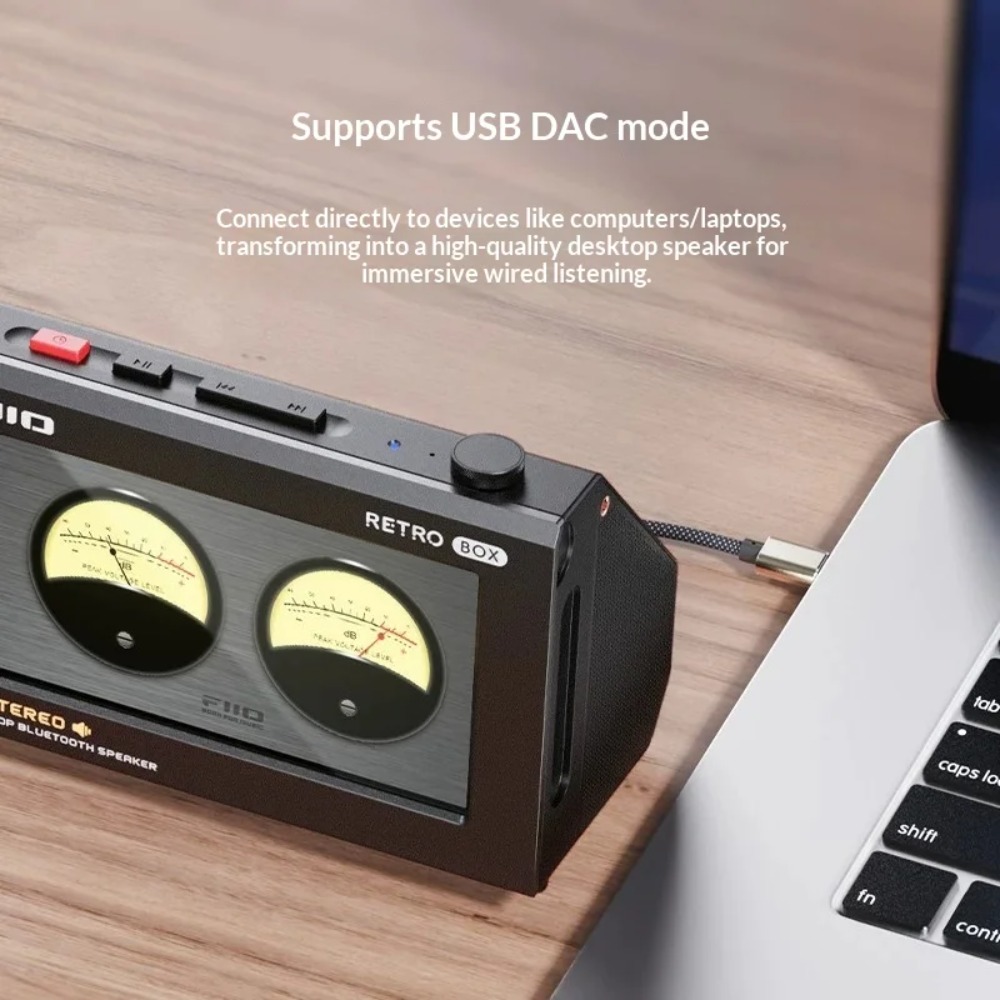 FiiO RETRO BOX Kaset Tarzı Blu - Speaker Desk Setup incelemesi ve fiyatı