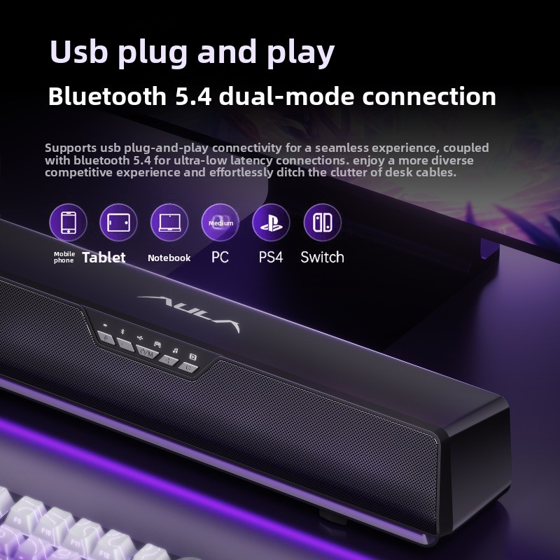 AULA GS6Pro Esports Hoparlör B - Speaker Desk Setup incelemesi ve fiyatı