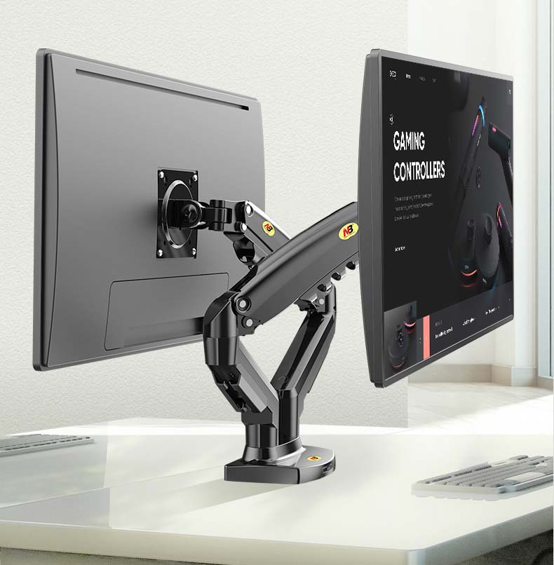 NB YENİ F160 Gazlı Yaylı 17'-2 - Dual Monitor Desk Setup incelemesi ve fiyatı