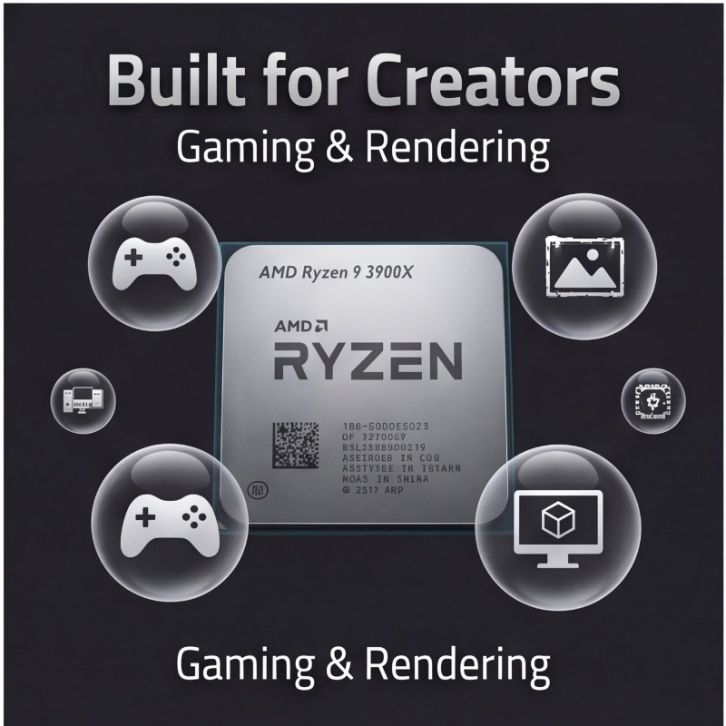 AMD Ryzen 9 3900X AM4 Yükseltm - Amd Cpu Ryzen 9 incelemesi ve fiyatı
