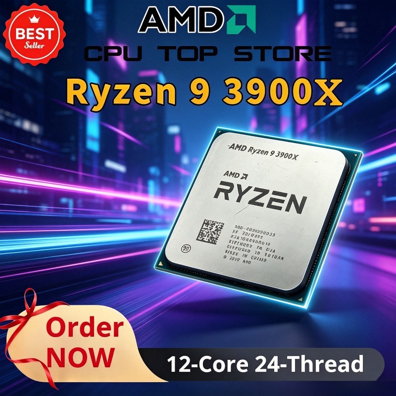 %100 Yepyeni AMD Ryzen 9 3900X - Amd Cpu Ryzen 9 incelemesi ve fiyatı