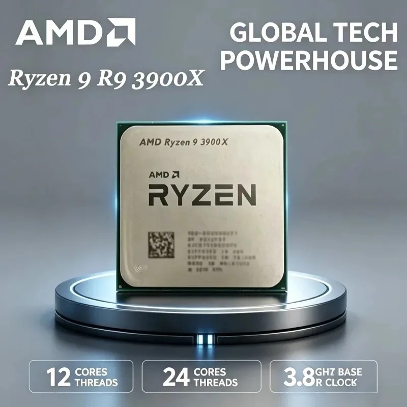 %100 Yepyeni AMD Ryzen 9 3900X - Amd Cpu Ryzen 9 incelemesi ve fiyatı