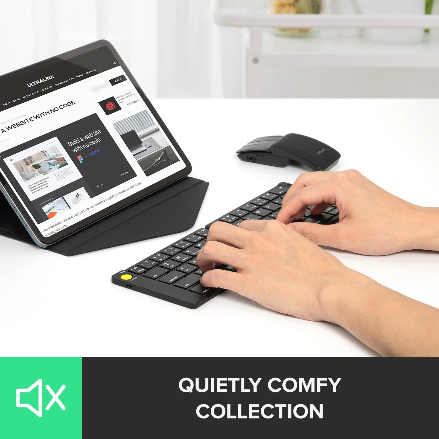 Deluxe Katlanır Klavye Fare Se - Desk Setup Keyboard incelemesi ve fiyatı