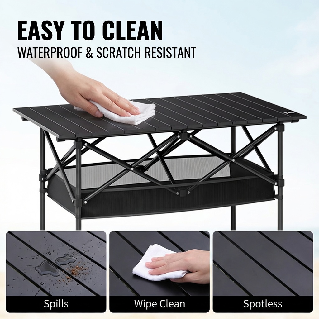 Taşınabilir Katlanır Dış Mekan - Desk Setup Shelves incelemesi ve fiyatı