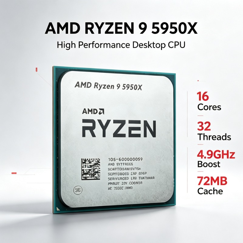 AM4 İşlemci AMD Ryzen 9 5950X  - Amd Cpu Ryzen 9 incelemesi ve fiyatı
