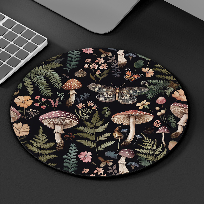 Yuvarlak Orman Bitki Mouse Pad - Desk Setup Keyboard incelemesi ve fiyatı